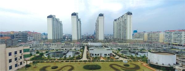 江西最大污水處理廠——南昌朝陽(yáng)污水處理廠二期工程（省、市優(yōu)良工程，獲滕王閣杯）